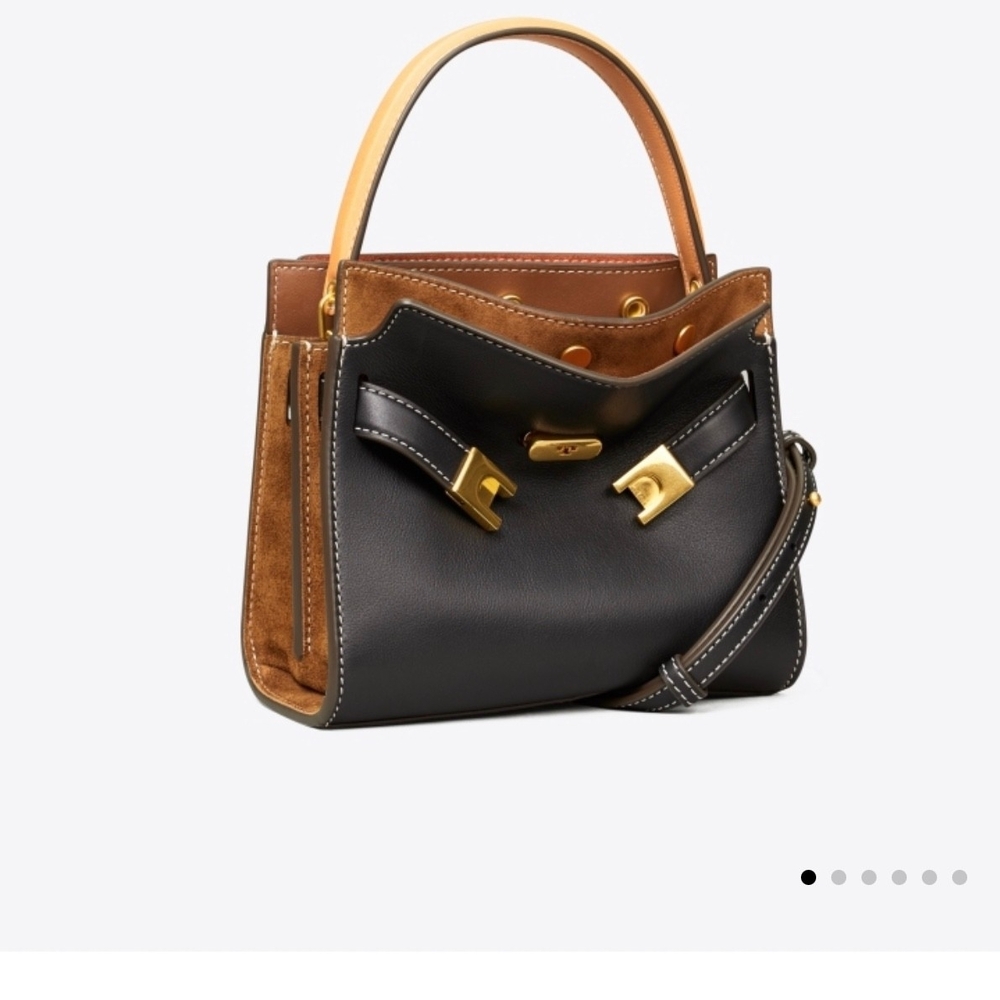 Tory Burch Mini Double Lee Radziwill Black